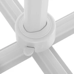 Parasol Décentré Eléa Inclinable Carré Oléfine Noisette/blanc Hespéride -Demeyere Le mobilier Boutique parasol decentre elea inclinable carre olefine noisetteblanc hesperide 6