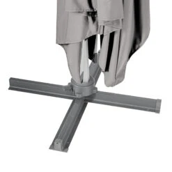 Parasol Déporté Carré Equador Ardoise Hespéride -Demeyere Le mobilier Boutique parasol deporte carre equador ardoise hesperide 1 6