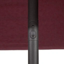 Parasol Droit Carré 2,5x2,5m Soya Bordeaux Hespéride -Demeyere Le mobilier Boutique parasol droit carre 25x25m soya bordeaux hesperide 4