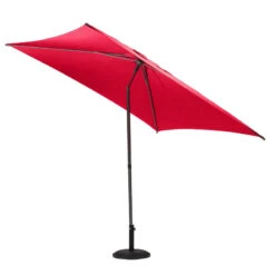 Parasol Droit Carré 2,5x2,5m Soya Grenade Hespéride -Demeyere Le mobilier Boutique parasol droit carre 25x25m soya grenade hesperide 2