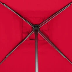 Parasol Droit Carré 2,5x2,5m Soya Grenade Hespéride -Demeyere Le mobilier Boutique parasol droit carre 25x25m soya grenade hesperide 5