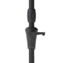 Parasol Droit Rond 2,7m Sisko Ardoise Hespéride -Demeyere Le mobilier Boutique parasol droit rond 27m sisko ardoise hesperide 1 3