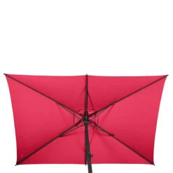 Parasol Mat Central 2x3 M Loompa Grenade Hespéride -Demeyere Le mobilier Boutique parasol mat central 2x3 m loompa grenade hesperide 4