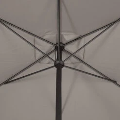 Parasol Mat Central 2x3 M Loompa Taupe Hespéride -Demeyere Le mobilier Boutique parasol mat central 2x3 m loompa taupe hesperide 5