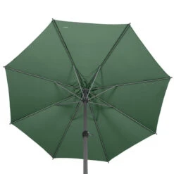 Parasol Mat Central Rond 3m Loompa Olive Hespéride 10 Parasol Mat Central Rond 3m Loompa Olive Hespéride -Demeyere Le mobilier Boutique parasol mat central rond 3m loompa olive hesperide 1 3