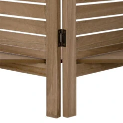 Paravent Bois 3 étagères Bois Atmosphera -Demeyere Le mobilier Boutique paravent bois 3 etageres bois atmosphera 2