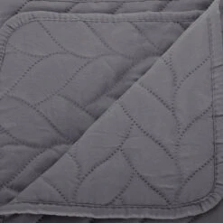 PARURE LIT 2 P. TRESSES DESSUS LIT 2 TAIES GRIS ATMOSPHERA -Demeyere Le mobilier Boutique parure lit 2 p tresses dessus lit 2 taies gris atmosphera 4