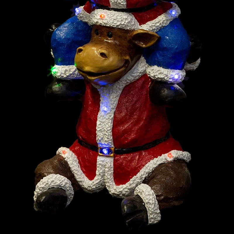 ATMOSPHERA Père-Noël Et Ses Amis 150 Cm Lumineux 3 ATMOSPHERA Père-Noël Et Ses Amis 150 Cm Lumineux – Image 3