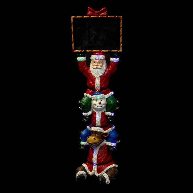 ATMOSPHERA Père-Noël Et Ses Amis 150 Cm Lumineux 1 ATMOSPHERA Père-Noël Et Ses Amis 150 Cm Lumineux