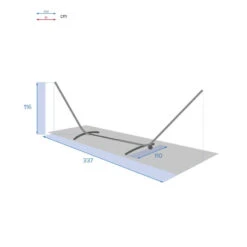 Pied Réglable Petit Modèle Pour Hamac Panao Hespéride -Demeyere Le mobilier Boutique pied reglable petit modele pour hamac panao hesperide 5