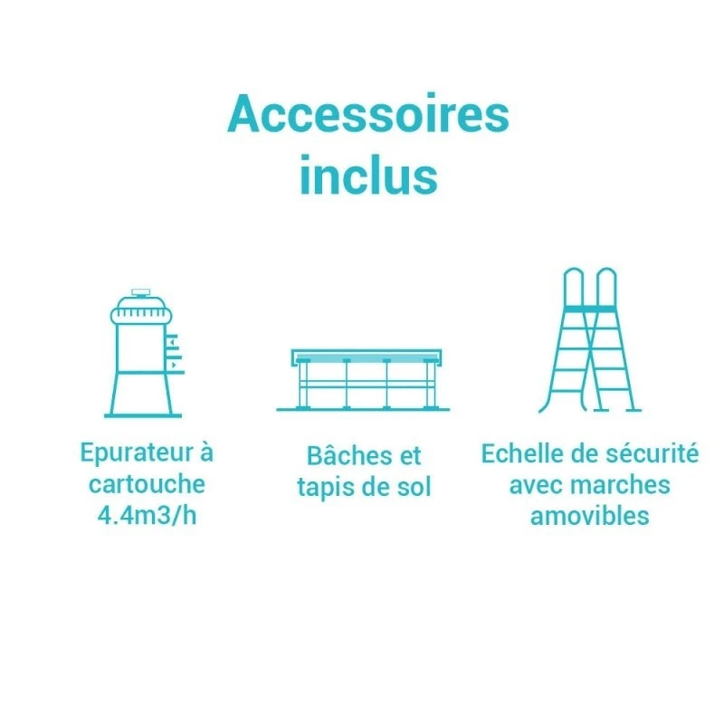 Piscine Tubulaire Baltik D 4.57 M H 1.22 M Intex 4 Piscine Tubulaire Baltik D 4.57 M H 1.22 M Intex – Image 4