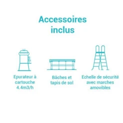 Piscine Tubulaire Baltik D5,49 X H1,22 M Intex -Demeyere Le mobilier Boutique piscine tubulaire baltik d 549 m h 122 m intex 2