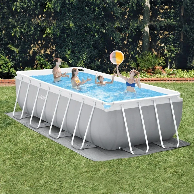 Piscine Tubulaire Prism Rectangulaire 4.88 X 2.44 X 1.07m Intex + Accessoires 1 Piscine Tubulaire Prism Rectangulaire 4.88 X 2.44 X 1.07m Intex + Accessoires
