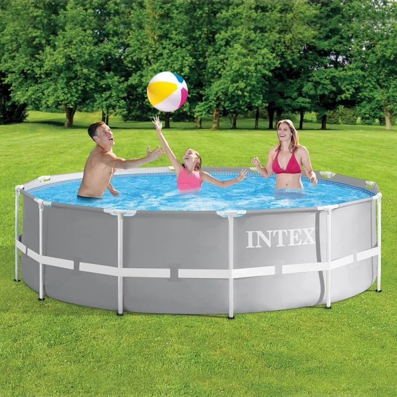 Piscine Tubulaire Ronde Prism Intex 3,66 X 0,99 M Avec Accessoires Intex 1 Piscine Tubulaire Ronde Prism Intex 3,66 X 0,99 M Avec Accessoires Intex