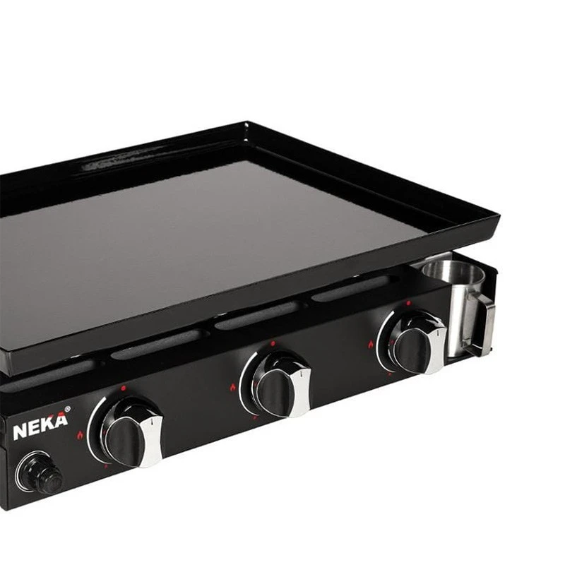 Plancha à Gaz 3 Feux Neka 2 Plancha à Gaz 3 Feux Neka – Image 2