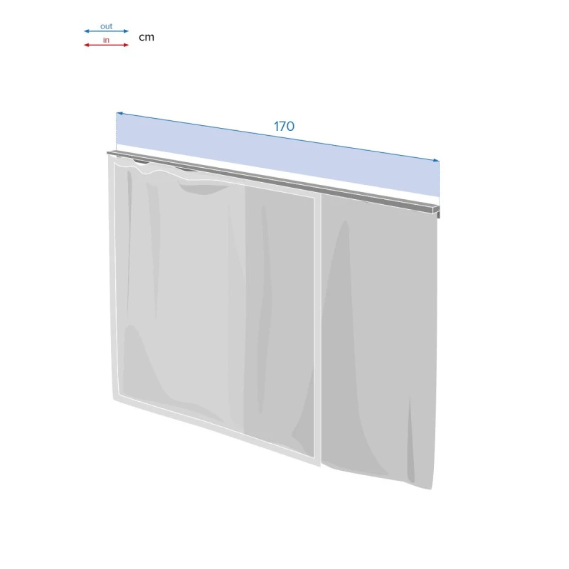 Rail Pour Rideaux Et Moustiquaires Pour Pergola Majaé Hespéride 2 Rail Pour Rideaux Et Moustiquaires Pour Pergola Majaé Hespéride – Image 2