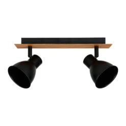 Rampe 2 Spots Atelier Métal Et Bois Ostaria
