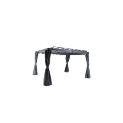 Rideaux Opaques Pour Tonnelle Belize 3,8x3m Hespéride 6 Rideaux Opaques Pour Tonnelle Belize 3,8x3m Hespéride -Demeyere Le mobilier Boutique rideaux opaques pour tonnelle belize 38x3m hesperide 2