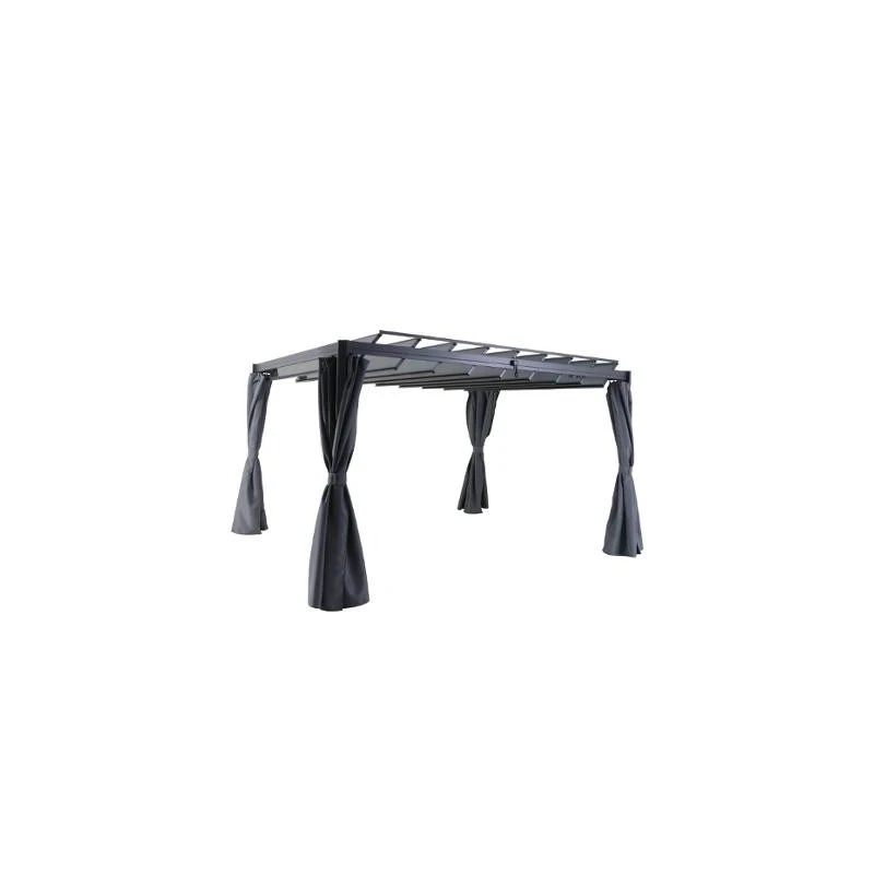 Rideaux Opaques Pour Tonnelle Belize 3,8x3m Hespéride 3 Rideaux Opaques Pour Tonnelle Belize 3,8x3m Hespéride – Image 3