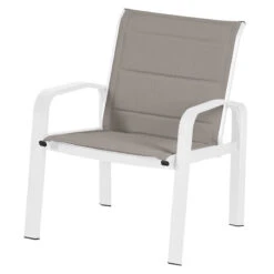 Salon De Jardin 4 Places Elyn Noisette / Blanc Hespéride 10 Salon De Jardin 4 Places Elyn Noisette / Blanc Hespéride -Demeyere Le mobilier Boutique salon de jardin 4 places elyn noisette blanc hesperide 1 3