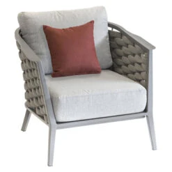 Salon De Jardin 5 Places Embruns Praline / Noisette Hespéride -Demeyere Le mobilier Boutique salon de jardin 5 places embruns praline noisette hesperide 1 6