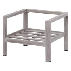 Salon De Jardin 5 Places Jauca Noisette / Gris Boisé Hespéride -Demeyere Le mobilier Boutique salon de jardin 5 places jauca noisette gris boise hesperide 1 7