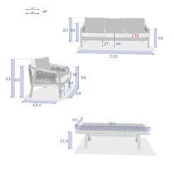 Salon De Jardin En Bois 5p Papouasie Hespéride -Demeyere Le mobilier Boutique salon de jardin en bois 5p papouasie hesperide 3