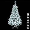 Sapin De Noël 180 Cm Vert Floqué Blanc