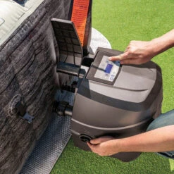 Spa Gonflable 6 Places Ardoise Carré Intex -Demeyere Le mobilier Boutique spa gonflable 6 places ardoise carre intex 2