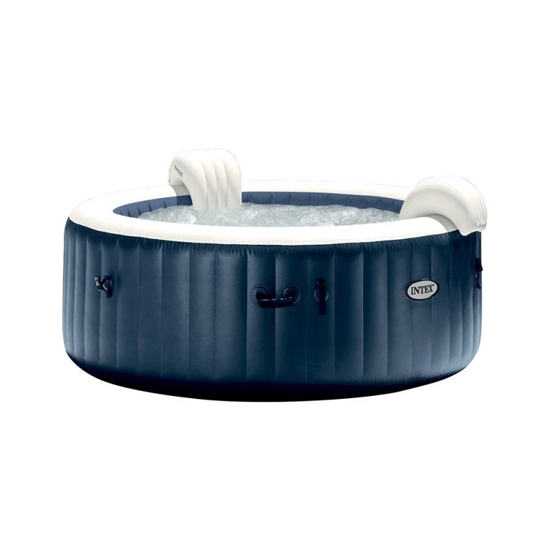 Spa Gonflable 6 Places Bulles Et Leds Blue Navy Intex 2 Spa Gonflable 6 Places Bulles Et Leds Blue Navy Intex – Image 2