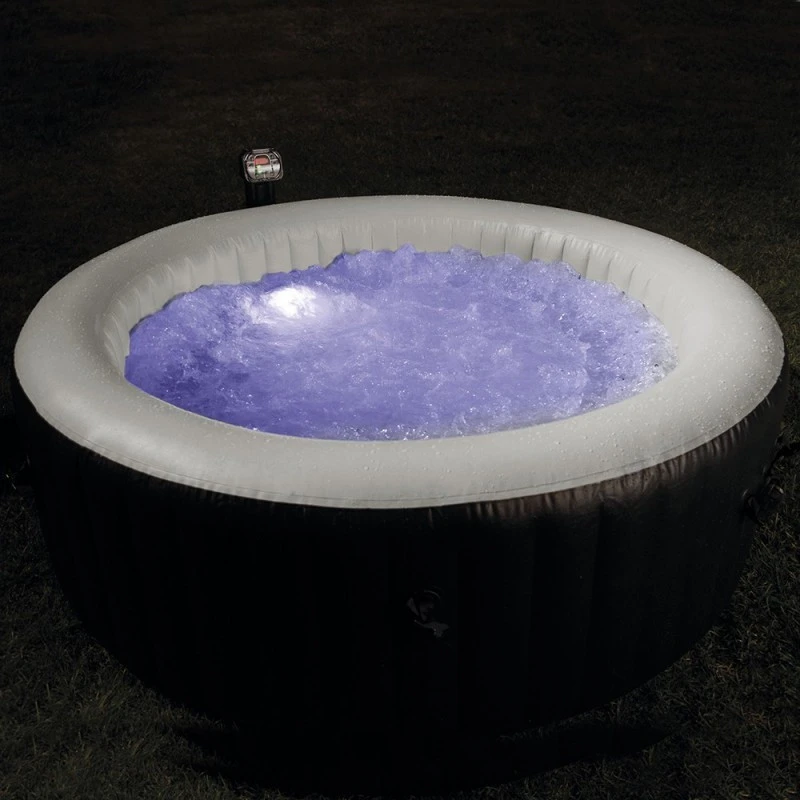 Spa Gonflable 6 Places Bulles Et Leds Blue Navy Intex 3 Spa Gonflable 6 Places Bulles Et Leds Blue Navy Intex – Image 3