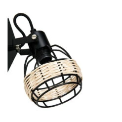 Spot Cyrus En Métal Et Rotin Ostaria -Demeyere Le mobilier Boutique spot cyrus en metal et rotin ostaria 2