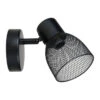 Spot Phenix En Métal Grillage Noir Ostaria