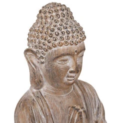 Statue Bouddha Effet Brossé H45 Atmosphera 5 Statue Bouddha Effet Brossé H45 Atmosphera -Demeyere Le mobilier Boutique statue bouddha effet brosse h45 atmosphera 2