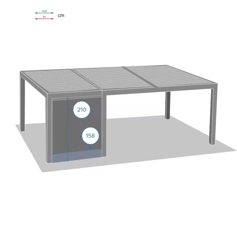 Store Semi-automatique Petit Modèle Pour Tonnelle Majaé Hespéride 3 Store Semi-automatique Petit Modèle Pour Tonnelle Majaé Hespéride – Image 3