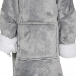 Sweat Plaid à Capuche Ours Gris Enfant Atmosphera 7 Sweat Plaid à Capuche Ours Gris Enfant Atmosphera -Demeyere Le mobilier Boutique sweat plaid a capuche ours gris enfant atmosphera 3