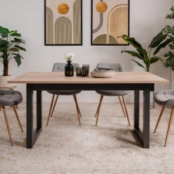 Table à Manger Extensible 160/200 Cm -Demeyere Le mobilier Boutique table a manger extensible 160200 cm 7