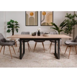 Table à Manger Extensible 160/200 Cm -Demeyere Le mobilier Boutique table a manger extensible 160200 cm 8