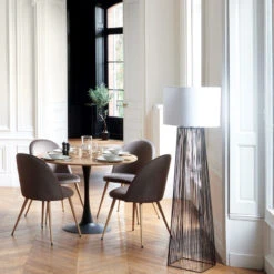 Table à Manger Ronde D102 Elias Atmosphera -Demeyere Le mobilier Boutique table a manger ronde d102 elias atmosphera 3