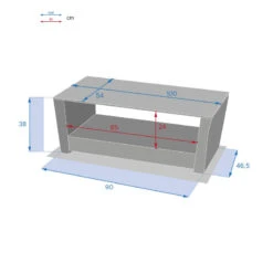 Table Basse Extérieure Polynésia Naturae Hespéride -Demeyere Le mobilier Boutique table basse exterieure polynesia naturae hesperide 2