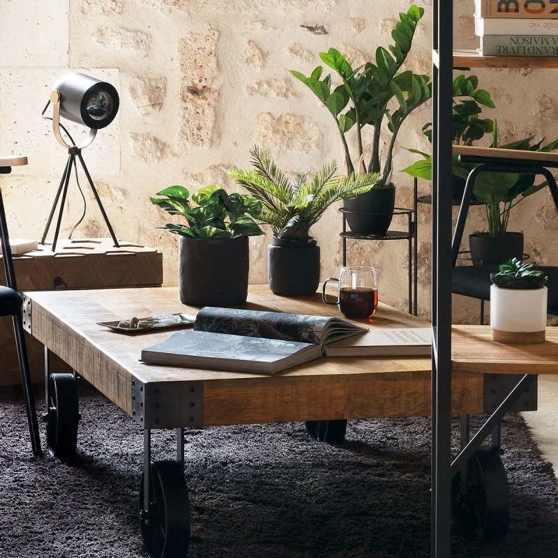 Table Basse Silas Bois Massif Atmosphera 6 Table Basse Silas Bois Massif Atmosphera – Image 6