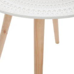 Table Basse Ronde Mileo Blanc Atmosphera -Demeyere Le mobilier Boutique table basse ronde mileo blanc atmosphera 3
