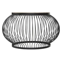 Table Basse X2 Métal Et Bois De Manguier Esther Atmosphera -Demeyere Le mobilier Boutique table basse x2 en metal et bois de manguier atmosphera 5