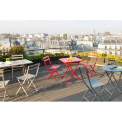 Table Carrée Pliante Greensboro 2p Graphite Hespéride -Demeyere Le mobilier Boutique table carree greensboro graphite 3