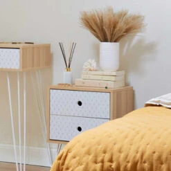 Table De Chevet 2 Tiroirs Effy Atmosphera 8 Table De Chevet 2 Tiroirs Effy Atmosphera -Demeyere Le mobilier Boutique table de chevet 2 tiroirs effy atmosphera 3