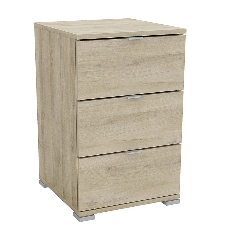 Demeyere Table De Chevet 3 Tiroirs Perfect Naturel 1 Demeyere Table De Chevet 3 Tiroirs Perfect Naturel