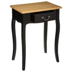 Table De Chevet Chrysa Noire Atmosphera -Demeyere Le mobilier Boutique table de chevet chrysa noire atmosphera 5