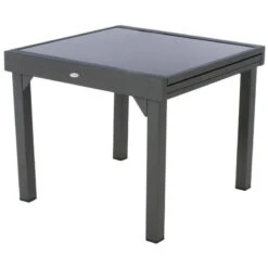 Table Piazza Extensible 8 Personnes Anthracite/graphite -Demeyere Le mobilier Boutique table piazza extensible 8 personnes anthracite graphite 2