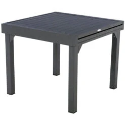 Table Rectangulaire Extensible Piazza 8 P. Graphite Hespéride -Demeyere Le mobilier Boutique table rectangulaire extensible piazza 8 personnes graphite hesperide 2