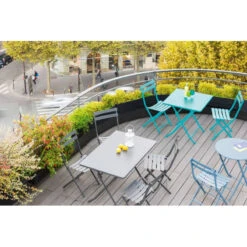 Table Rectangulaire Pliante Greensboro 4p Graphite Hespéride 9 Table Rectangulaire Pliante Greensboro 4p Graphite Hespéride -Demeyere Le mobilier Boutique table rectangulaire greensboro 110x70cm graphite hesperide 3